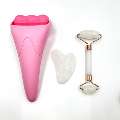 Jade Face Roller for Natural Anti-Wrinkles Ice Massage and Eye Beauty Skin Care