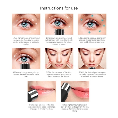 USB Plugs Anti-aging Warm Massage Eye Massager Pen for Soothing Edema and Relaxation