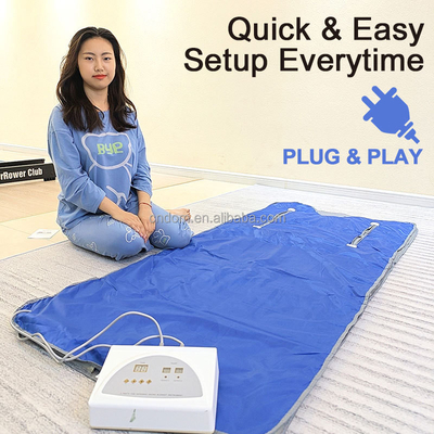 100-240V Waterproof Steaming Thermal Blanket for Far-infrared Sauna and Weight Loss