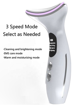 OEM ODM Skin Firming Anti-Wrinkle Heated Vibration Tightening Face Neck Beauty Device