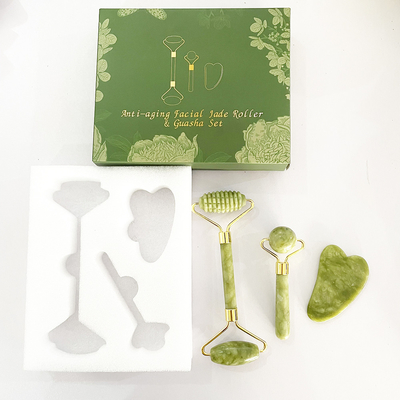 Face Lift Double Sided Jade Roller Massager for Natural Beauty and Face Lifting