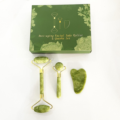 Face Lift Double Sided Jade Roller Massager for Natural Beauty and Face Lifting