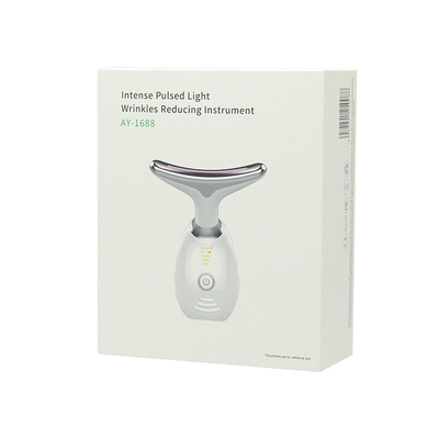 ABS Stainless Steel Face Neck Lifting Massager with LED Therapy and Plugs Type Other