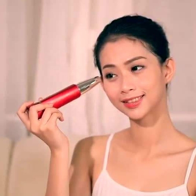 Wireless Eye Massager Stick with Heated Warm Care Vibration and 10mm Roller Ball