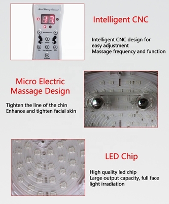 Voltage 110V-240V 7 Color LED Face Mask Light Therapy for Skin Firming and Tightening