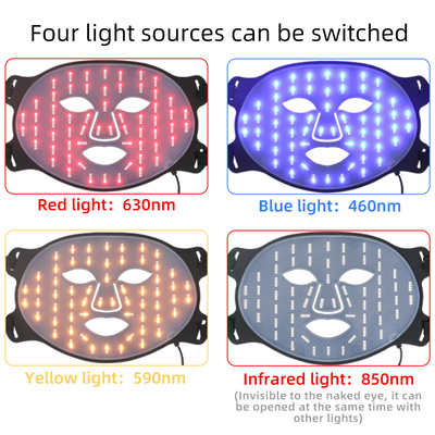 High Energy Led Smart Facial Skincare and Mask Therapy Light Red Pdt Rejuvenation ABS