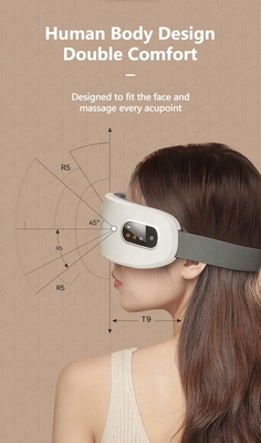 Experience Ultimate Rejuvenation with 4 Modes Soft Strong Eye Massager and Bluetooth