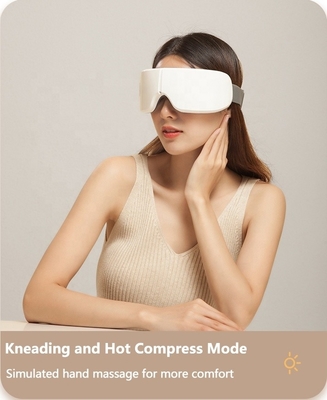 Experience Ultimate Rejuvenation with 4 Modes Soft Strong Eye Massager and Bluetooth