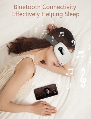 Experience Ultimate Rejuvenation with 4 Modes Soft Strong Eye Massager and Bluetooth