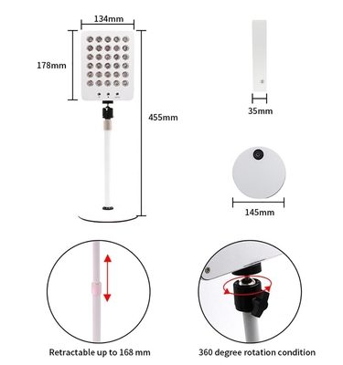 Red Light Therapy LED 4th Gear 24W Smooth Fine Lines 633nm 830nm for Wrinkle Removal