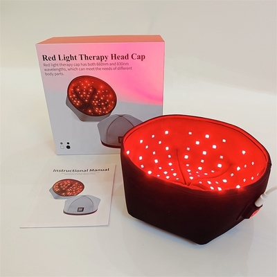 120 Lamp Beads Red Light Therapy Hat for Hair Growth 660nm 850nm Relieve Head Fatigue