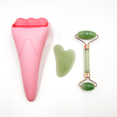 Roller Beauty Device for Skin Rejuvenation and Injury Relief Natural Face Jade Roller