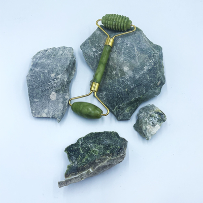 Custom Magnetic Box Packaging Skin GuaSha Naturel Massage Jade Roller for Face Neck Body