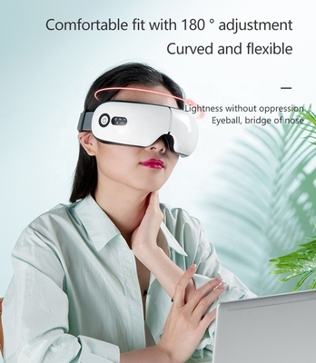 Relaxing Bluetooth V4.2 Eye Massager With Heating Hot Compress And Vibration Therapy