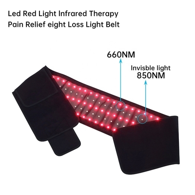 Red Light Therapy Belt 105pcs LED 660nm 850nm for Waist Muscle Relax and Lipo Fat Loss