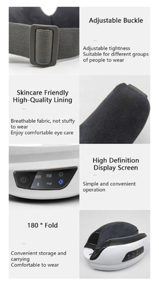 Rechargeable Eye Massager featuring Heat Compression and Vibration for Fatigue Relief