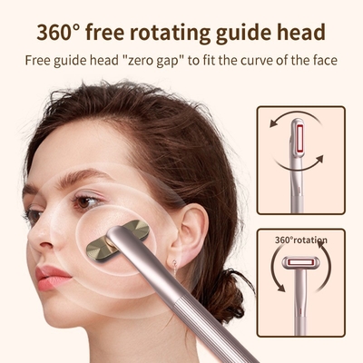Red Light Therapy Wand EMS Face Eye Massage Beauty Instrument Pen for Wrinkle Lifting