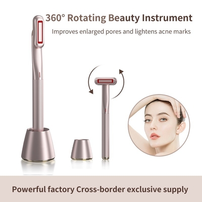 Red Light Therapy Wand EMS Face Eye Massage Beauty Instrument Pen for Wrinkle Lifting