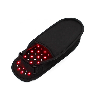 75% Neoprene and 25% Velvet Red Light Therapy Slippers 132 Lamp Beads 660nm 850nm