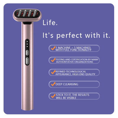 Anti-aging and Wrinkle Removal EMS Lifting Eye Massager Wand with USB Charging Function