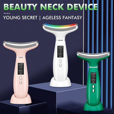 Anti-Wrinkle Neck Face Beauty Device with EMS Electrical Muscle Stimulation Technology