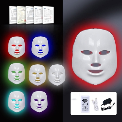 7 Color Stand 7 Function LED Light up Face Mask for Professional Whitening Treatment