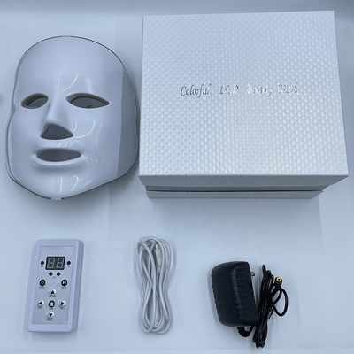 Waterproof NO 7 in 1 LED Light Therapy Face Mask for Professional Skin Rejuvenation