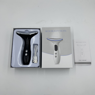 EMS Heated Vibration Neck Face Lifting Beauty Device for Neck and Face Wrinkle Removal