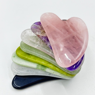 Green Rose Quartz Facial Jade Massage Roller for Anti Aging Natural Xiuyan Crystal Jade