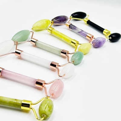 Target Area Eyes Heart Shaped Pochette Roller Jade 100% Natural Home White Jade Roller