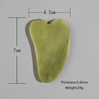 100% Natural Jade Stone Jade Roller Gua Sha Set Facial Ice Roller with Microneedling