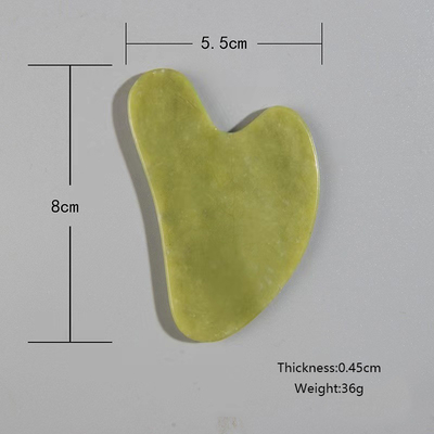 100% Natural Jade Stone Jade Roller Gua Sha Set Facial Ice Roller with Microneedling