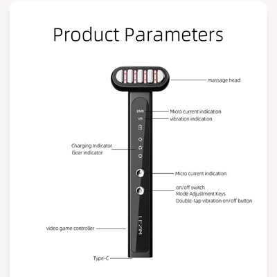 Waterproof EMS Face Massage Tool Eye Massage Pen Eye Electric Pen Face Eye Beauty Massager Wand
