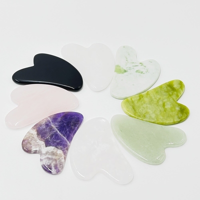 Custom Logo Agate Gua Sha Stone Facial Massager for Face Healthcare Massage Roller