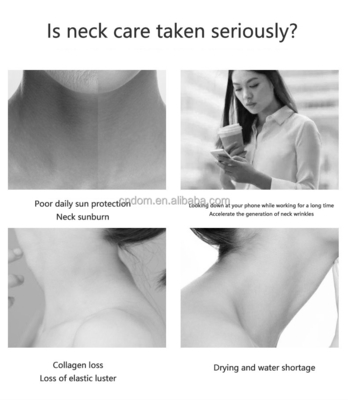 Electric Neck Massager Anti-Aging Device with Waterproof and Wrinkle Removal Function