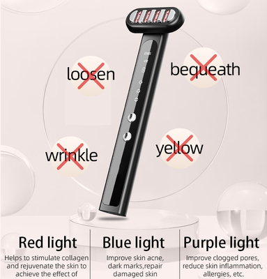 Microcurrent Ems Eye Massager Wand for 4 in 1 Skincare and 155*18.3*23.4 mm Wand