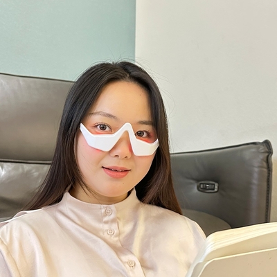 Remove Dark Circles and Eye Bags with 3D Eye Vibration LED Red Light Therapy Device