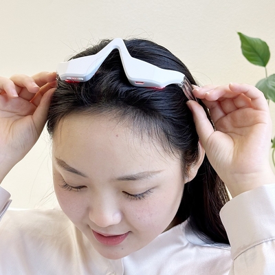Remove Dark Circles and Eye Bags with 3D Eye Vibration LED Red Light Therapy Device
