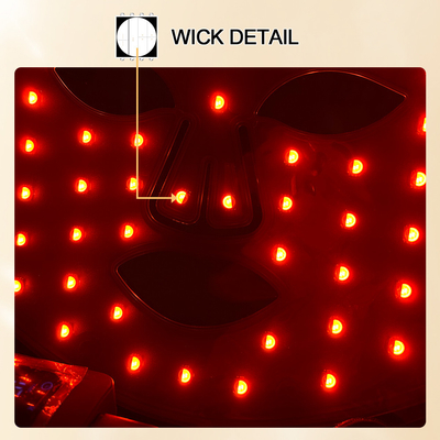 Waterproof Facial Led Light Therapy Compact Skin Led Therapy for Face Acne Treatment