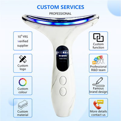 7 in 1 Electric Neck Microcurrent Face Lifting Device for Anti-Wrinkle and Anti-Aging