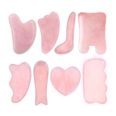 Waterproof Jade Stone Gua Sha Facial Massager Agate Scraping Set with Custom Logo