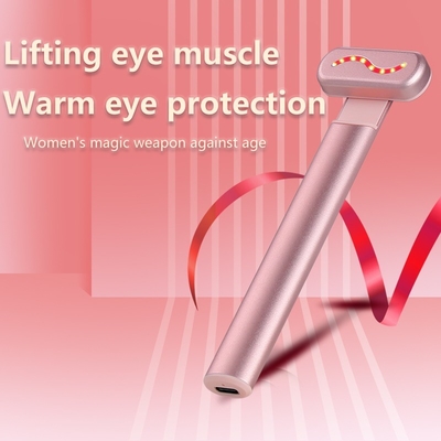 OEM/ODM Yes Vibrating EMS Face led eye wand Eye Beauty Device Face Beauty Massager Ems Eye Massager Wand