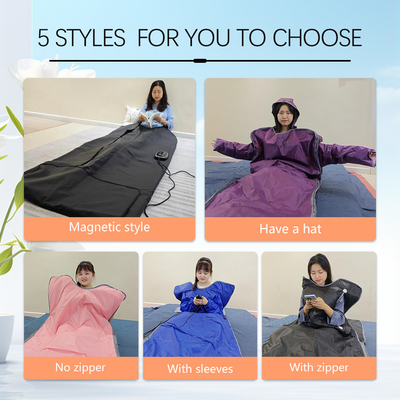 Waterproof Thermal PU Leather Infrared Sauna Blanket for Weight Loss Detox Customized