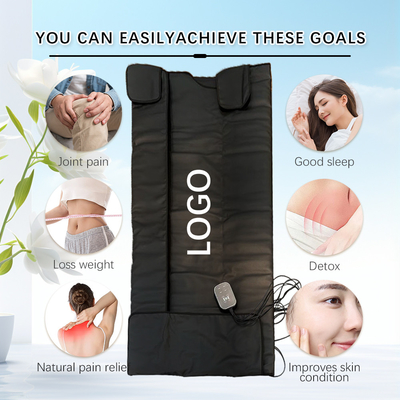 Waterproof Thermal PU Leather Infrared Sauna Blanket for Weight Loss Detox Customized
