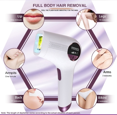 2023 Drop Shipping Home Electrolysis Hair Removal with Ice Cooling and 999900 Flashes