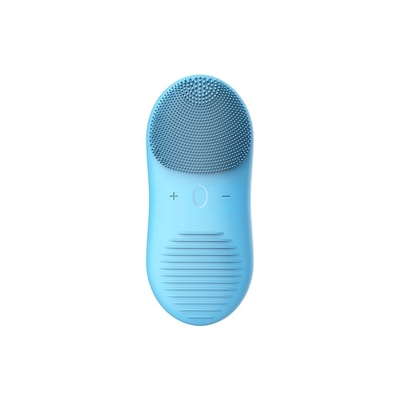 USB Charging Silicone Sonic Face Washing Brush Shock Comfort Facial Cleansing Brush