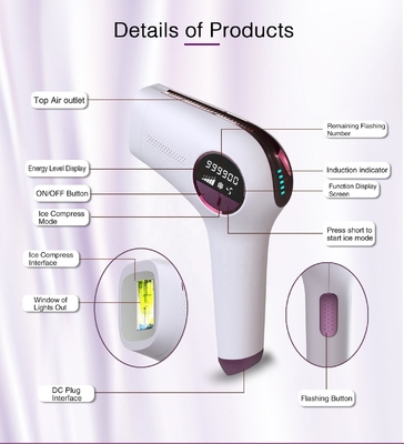 999900 Flashes IPL Hair Removal Device for Women Permanent Body Bikini Leg Arm Face
