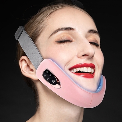 Anti-aging Led Therapy 4 Gears V Shape Face Lift Machine with Waterproof and 180° Folding Design