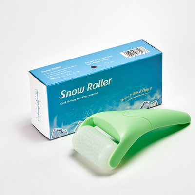 Derma Rolling System Black Ice Roller for Cooling and Soothing Facial Treatment