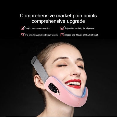 Electric V Face Lifting Double Chin Reducer with 180° Folding Design 15 Min Timer